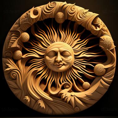 3D model st sun (STL)